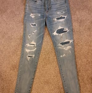 AE size 6 jegging crop
